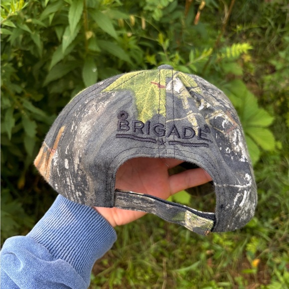 Camo White Cap Construction Supply baseball hat - Picture 4 of 6